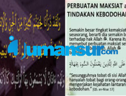 4 Sifat Sumber Maksiat Dalam Islam